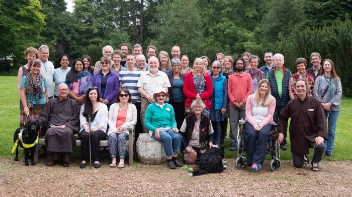 Retreatants at Wiston Lodge